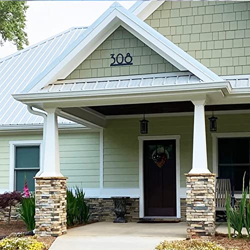 Personalized Metal House Number Sign | Custom Address Plaque | Mid Century Modern | Art Deco House Numbers | Address Numbers for House