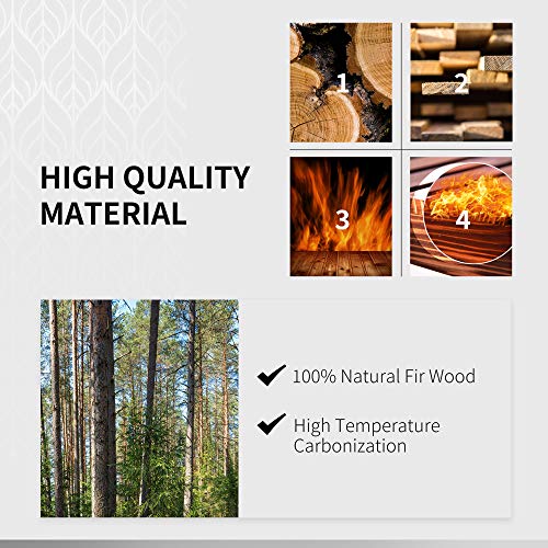 Outsunny Outdoor Plant Stand 2-Tier Wooden Flower Stand/Bed with Wheels and Handle to Grow Vegetables, Herbs, for Patio Balcony Greenhouse Outdoor and Indoor Gardening