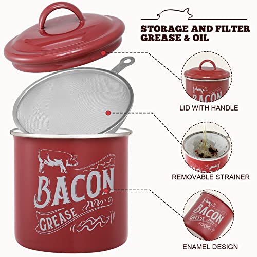 Ceramic Bacon Grease Container Keeper Coffee Sugar Can High Temperature  Resistant Storage Oil Tank Kitchen Cooking Stew Pot - AliExpress
